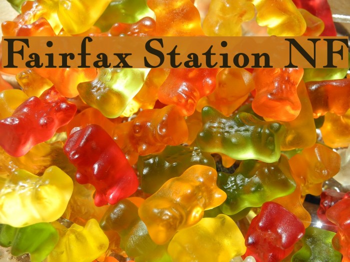 Fairfax Station NF Font examples