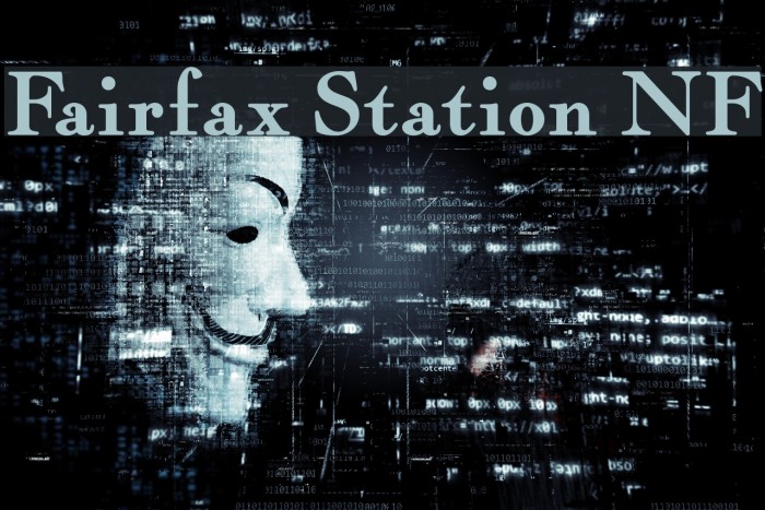 Fairfax Station NF Font examples