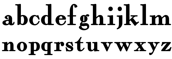 Fairfax Station NF Font LOWERCASE