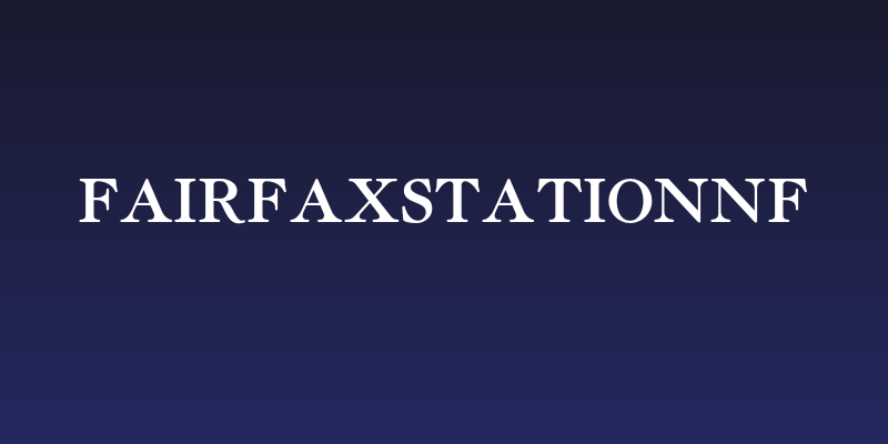 FairfaxStationNF Social Header