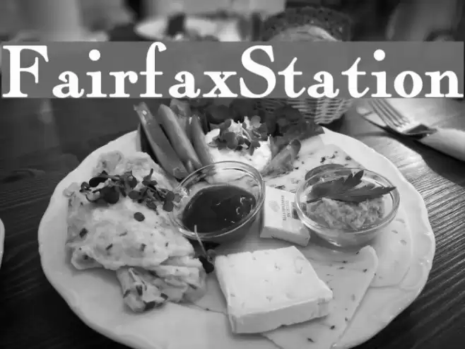 FairfaxStation Font examples