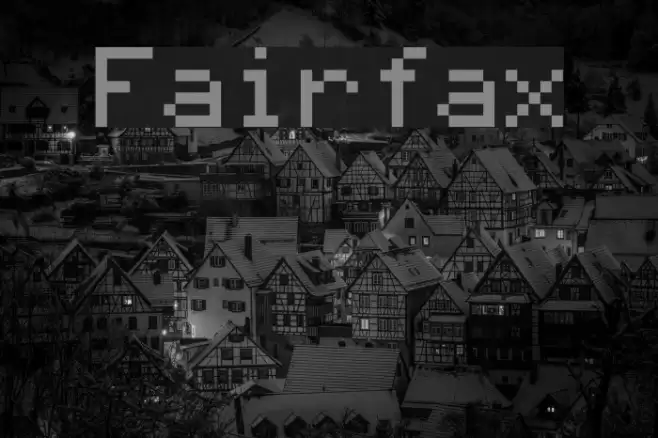 Fairfax Font examples