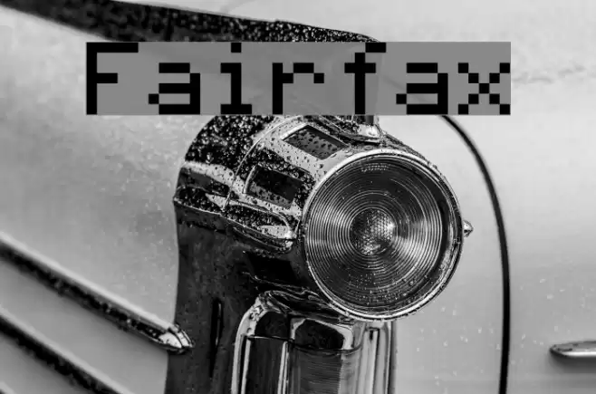 Fairfax Font examples