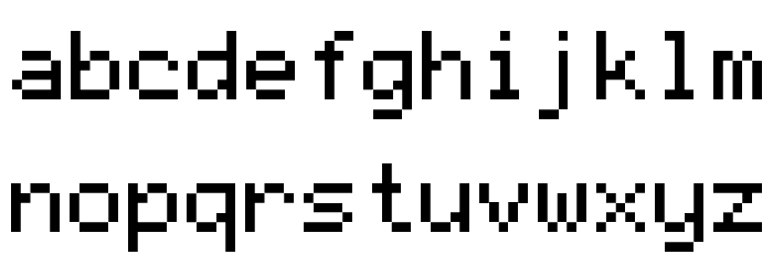 Fairfax Font LOWERCASE