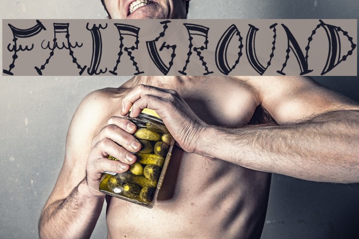 Fairground Font examples