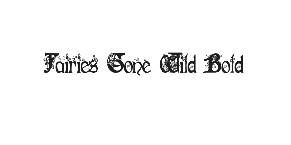 Fairies Gone Wild Bold Logo