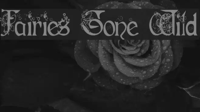 Fairies Gone Wild Font examples