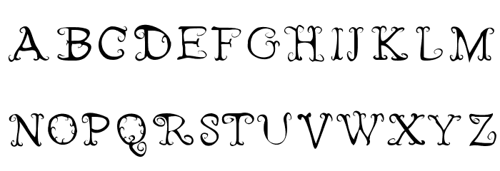 Fairies Wear Boots Font LOWERCASE