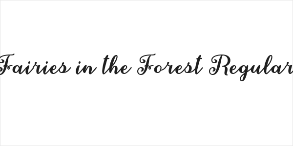 Fairies in the Forest Regular Logo