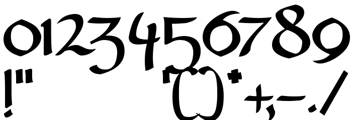 Fairies Font OTHER CHARS