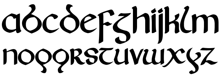 Fairies Font LOWERCASE