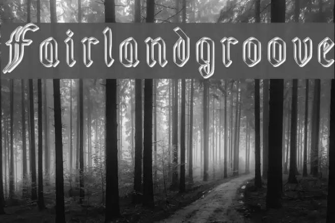 Fairland_groove Font examples