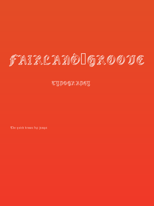 Fairland_groove Poster