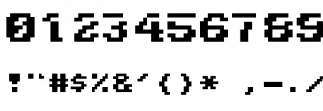 Fairlight Font OTHER CHARS