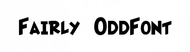 Fairly OddFont  Fuentes Gratis Descargar