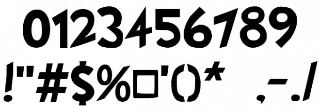 Fairly OddFont Font OTHER CHARS