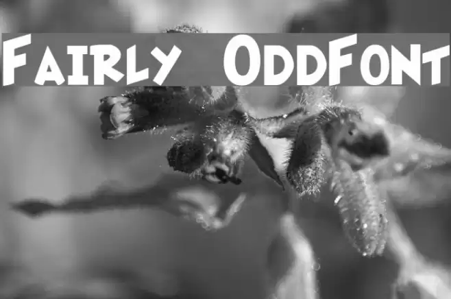Fairly OddFont Font examples