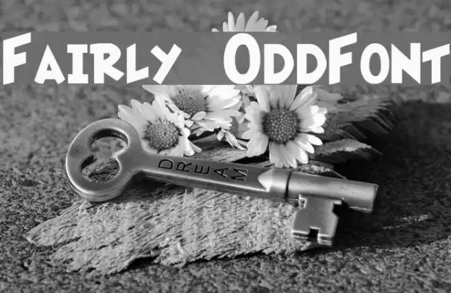 Fairly OddFont Font examples
