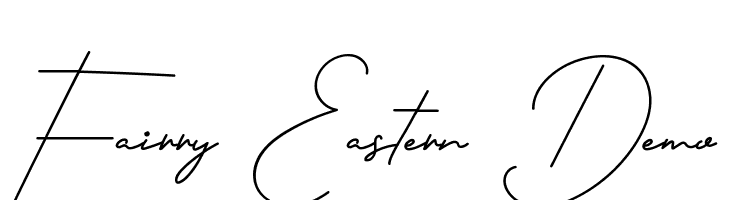 Fairry Eastern Demo  Frei Schriftart Herunterladen
