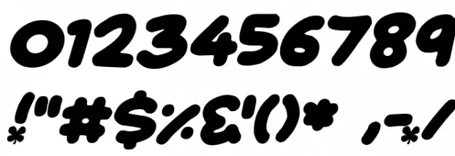 Fairy Clovers Italic Font OTHER CHARS