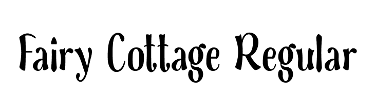 Fairy Cottage Regular  नि: शुल्क फ़ॉन्ट्स डाउनलोड