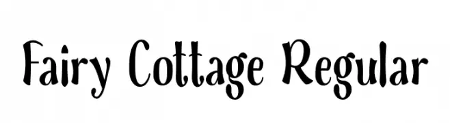 Fairy Cottage Regular  les polices de caractères gratuit tlcharger