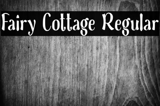 Fairy Cottage Regular Font examples