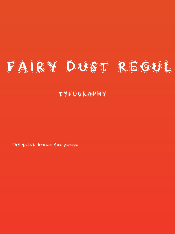 Fairy Dust Regular Poster