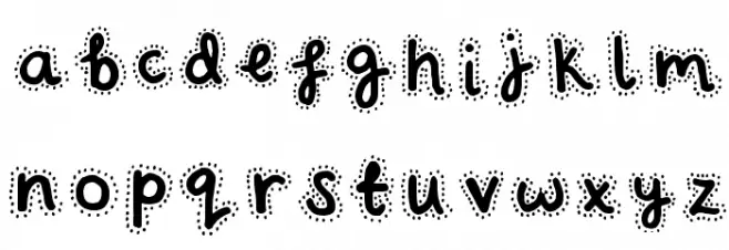 Fairy Dust Regular Schriftart Kleinbuchstaben