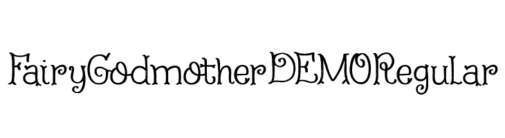 Fairy Godmother DEMO Regular  フリーフォントのダウンロード