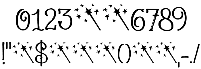Fairy Godmother DEMO Regular Font OTHER CHARS