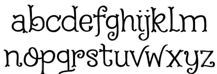 Fairy Godmother DEMO Regular Font LOWERCASE