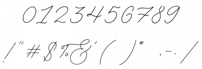 Fairy Lavender Font OTHER CHARS