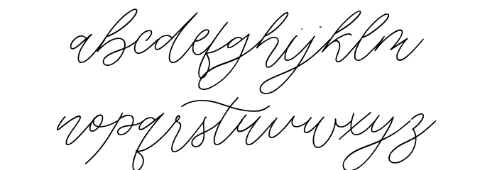 Fairy Lavender Font LOWERCASE