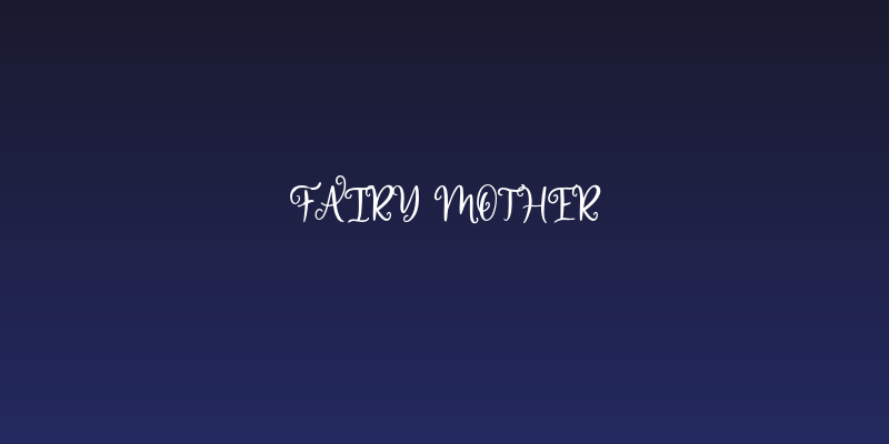 Fairy Mother Social Header