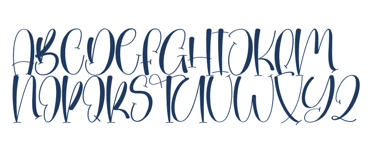 Fairy Silhouette Uppercase