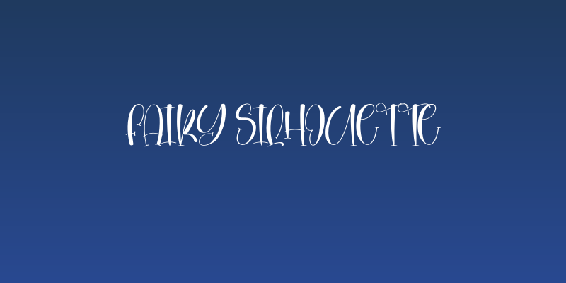 Fairy Silhouette Social Header