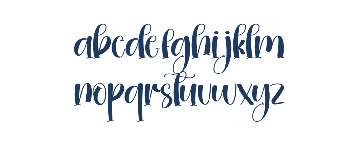 Fairy Silhouette Lowercase