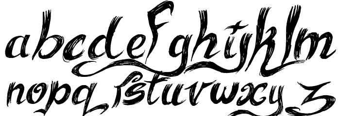 Fairy Strange Font LOWERCASE