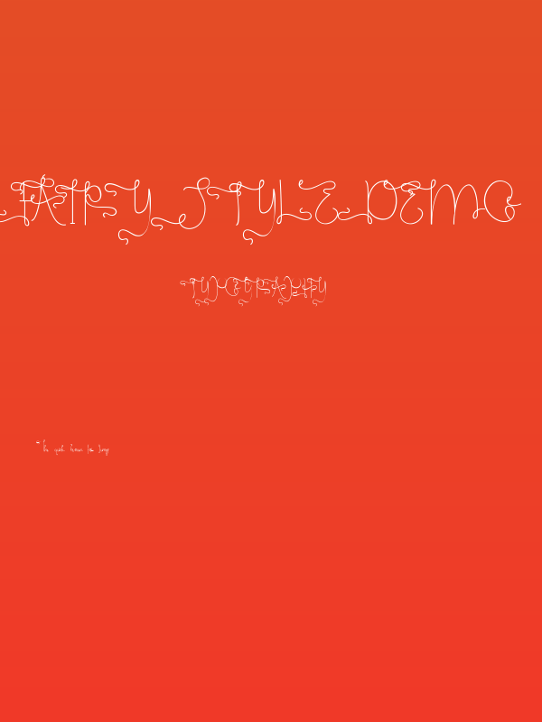 Fairy Style Demo Poster