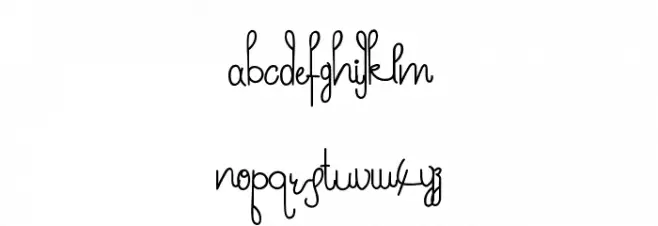 Fairy Style Demo フォント 小文字