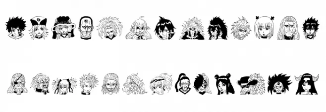 Fairy Tail Image Bold Шрифта строчной