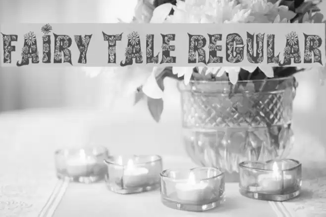 Fairy Tale Regular Font examples