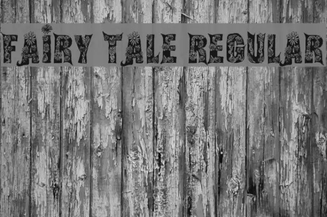 Fairy Tale Regular Font examples