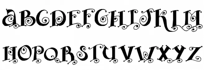 Fairy Tale 字体 大写