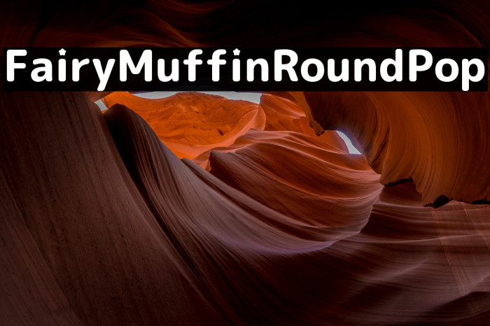 FairyMuffinRoundPop Font examples