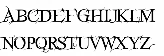 FairydustB Caratteri MAIUSCOLE