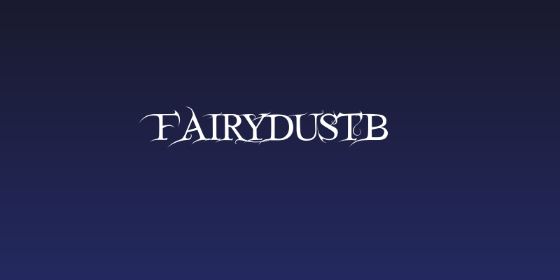 FairydustB Social Header