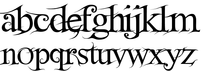 FairydustB Font LOWERCASE