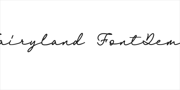 Fairyland-FontDemo Logo